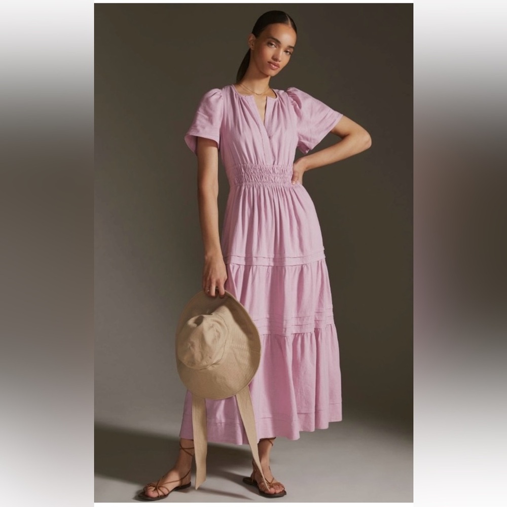 Anthropologie Somerset Maxi Dress: The Linen Edition - Picture 5 of 14
